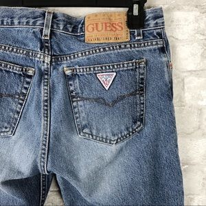 Vintage Guess 100% Cotton Straight leg highrise 28